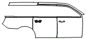 Door and Rear Fender Kit pattern for the 2027 Ford Expedition