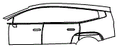 Door and Rear Fender Kit pattern for the 2026 Hyundai Ioniq 9