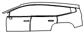 Door and Rear Fender Kit pattern for the 2026 Hyundai Ioniq 9