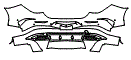 Rear Bumper Kit pattern for the 2027 Mercedes Benz CLA Electric Sedan