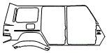 Rear Fender Kit pattern for the 2027 Mercedes Benz G-Class SUV