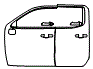 Door Kit pattern for the 2026 GMC Sierra 1500