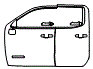 Door Kit pattern for the 2026 GMC Sierra 1500