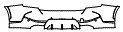 Rear Bumper Kit pattern for the 2027 BMW 2 Series