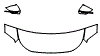 Hood, Fender and Mirror Kit pattern for the 2026 Volkswagen Tiguan (Canada)