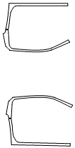 A-Pillar Kit pattern for the 2026 GMC Sierra 1500