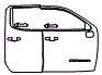 Door Kit pattern for the 2026 GMC Sierra 1500