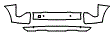 Bumper Kit pattern for the 2027 Kia Sportage Hybrid