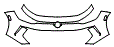 Bumper Kit pattern for the 2026 Volkswagen Tiguan (Canada)