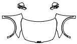 Full Hood, Fender and Mirror Kit pattern for the 2027 Kia Sportage Hybrid
