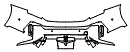 Rear Bumper Kit pattern for the 2026 BMW 2 Series