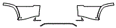Rear Bumper Kit pattern for the 2026 Lexus LX