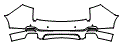 Rear Bumper Kit pattern for the 2026 Acura RDX