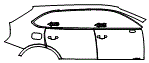 Door and Rear Fender Kit pattern for the 2026 Bentley Bentayga