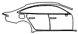 Door and Rear Fender Kit pattern for the 2026 Audi A6