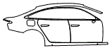 Door and Rear Fender Kit pattern for the 2026 Audi A6