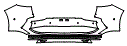 Rear Bumper Kit pattern for the 2027 Genesis ELECTRIFIED GV70