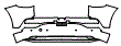 Rear Bumper Kit pattern for the 2027 Genesis GV60