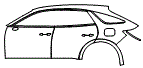 Door and Rear Fender Kit pattern for the 2027 Genesis GV70