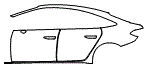 Door and Rear Fender Kit pattern for the 2025 Audi A5 (New Generation)