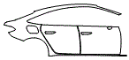 Door and Rear Fender Kit pattern for the 2025 Audi A5 (New Generation)