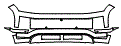 Bumper Kit pattern for the 2026 Hyundai Ioniq 9