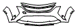 Bumper Kit pattern for the 2026 Cadillac CT5