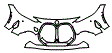 Bumper Kit pattern for the 2027 BMW 4 Series