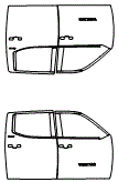 Door Kit pattern for the 2026 Toyota Tundra