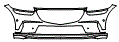 Bumper Kit pattern for the 2023 Genesis ELECTRIFIED GV70