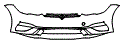 Bumper Kit pattern for the 2026 Tesla Model S