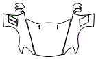 Full Hood, Fender and Mirror Kit pattern for the 2013 Chevrolet Corvette