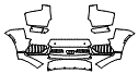 Bumper Kit pattern for the 2026 Rolls Royce Cullinan