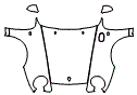 Full Hood, Fender and Mirror Kit pattern for the 1995 Porsche 911
