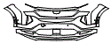 Bumper Kit pattern for the 2027 Cadillac Optiq-V