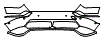 Rear Bumper Kit pattern for the 2027 Cadillac Optiq-V