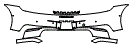 Rear Bumper Kit pattern for the 2027 Porsche 911 (992.2)