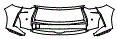 Bumper Kit pattern for the 2027 Infiniti QX60