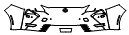Bumper Kit pattern for the 2026 Lexus ES