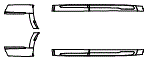 Rocker Panel Kit pattern for the 2026 Cadillac Escalade