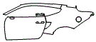 Door and Rear Fender Kit pattern for the 2026 Ford Mustang GTD