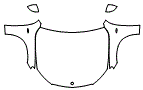 Full Hood, Fender and Mirror Kit pattern for the 2027 Mercedes Benz GLC SUV