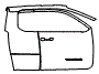 Door and A-Pillar Kit pattern for the 2026 Toyota Tacoma
