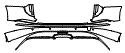 Rear Bumper Kit pattern for the 2026 Lucid Gravity