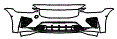 Bumper Kit pattern for the 2025 Volvo S60