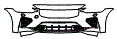 Bumper Kit pattern for the 2025 Volvo S60