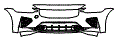 Bumper Kit pattern for the 2025 Volvo S60