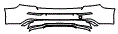 Rear Bumper Kit pattern for the 2025 Volvo S60