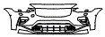 Bumper Kit pattern for the 2025 Volvo S60