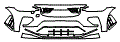 Bumper Kit pattern for the 2025 Volvo S60